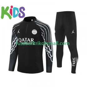 Paris Saint-Germain Kinder Schwarz Sweatshirts Anzüge 2025-2026